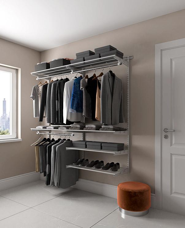 Гардеробная система Optima G180 белая